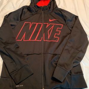 Boys Nike zip up hoodie